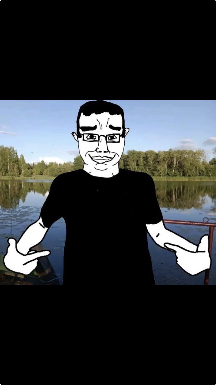 Supportive chud Blank Meme Template