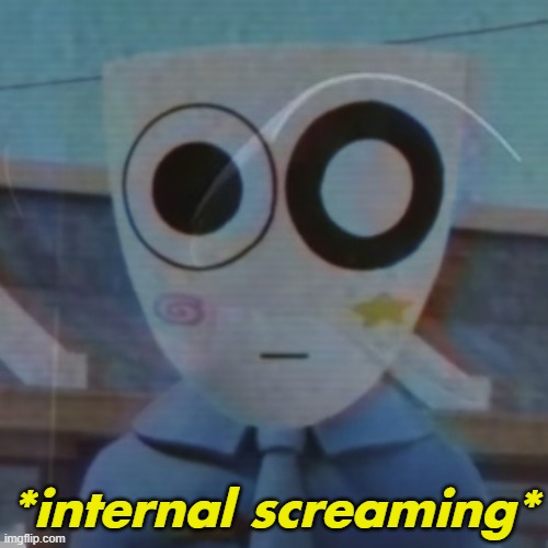 High Quality Gangle's internal screaming Blank Meme Template