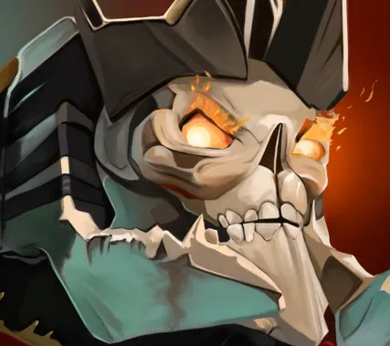 Skeleton King Blank Meme Template