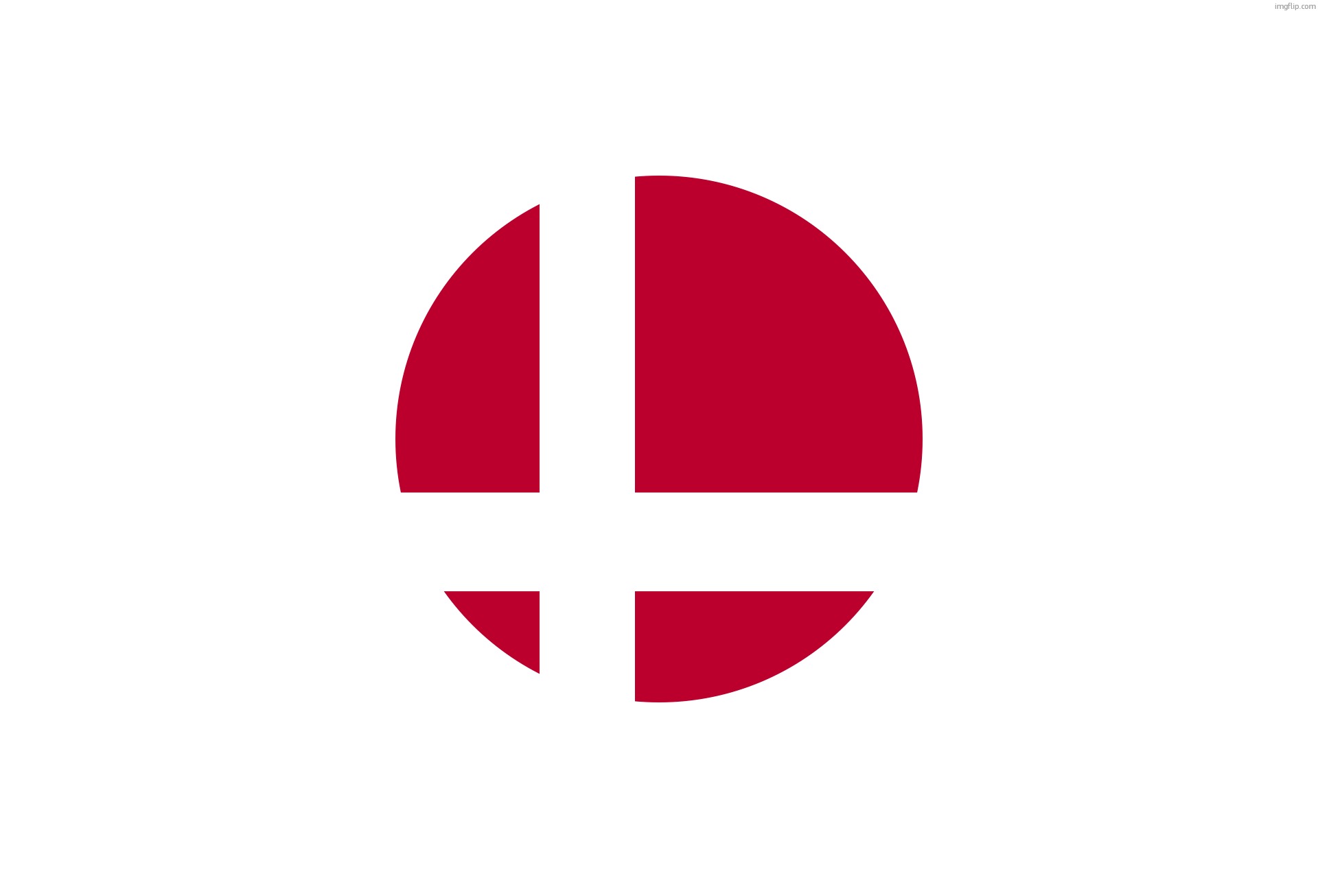 The flag of a Danish-Japanese alliance. | image tagged in japan flag,denmark flag,super smash bros ultimate x blank | made w/ Imgflip meme maker