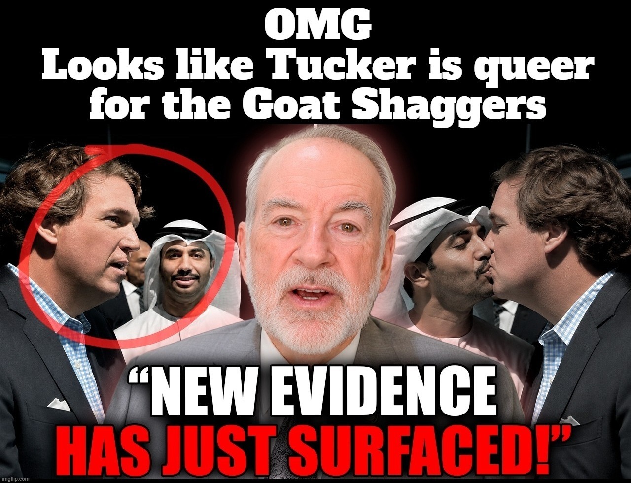 OMG. This Explains EVERYTHING! | image tagged in stupid people be like,confused tucker carlson,i diagnose you with gay,wouldn't that make you gay,closeted gay | made w/ Imgflip meme maker