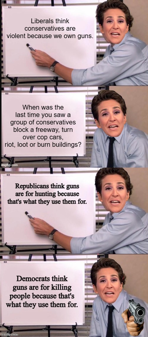 Demorhhoids can't be trusted with guns | image tagged in arpihw jpg,guns,mad,cow | made w/ Imgflip meme maker