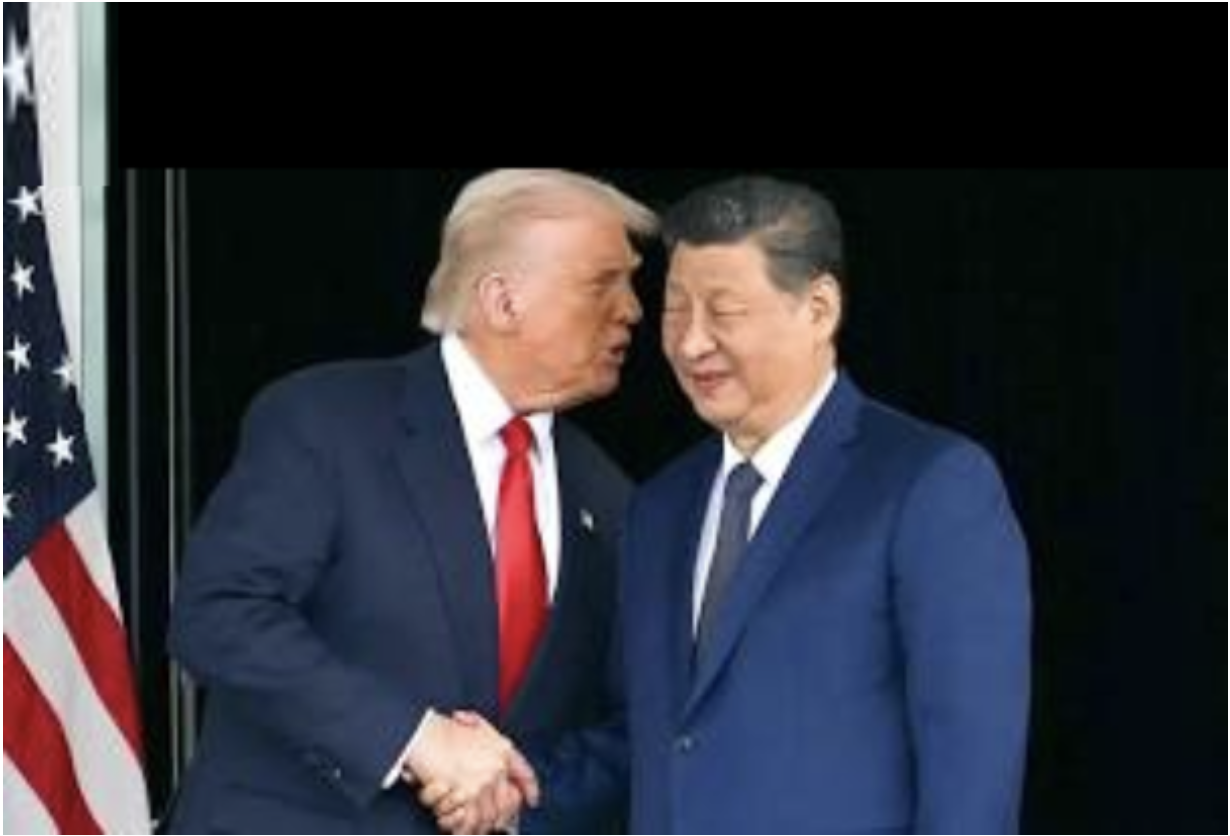 Xi and his lackey Trump Blank Meme Template
