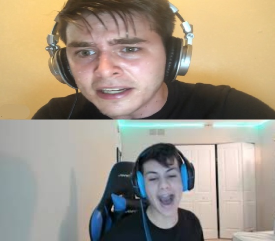 sweaty speedrunner and singing stable ronaldo Blank Meme Template