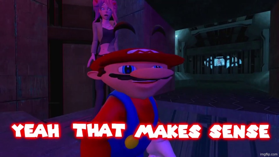Smg4 Mario yeah that makes sense | image tagged in smg4 mario yeah that makes sense | made w/ Imgflip meme maker