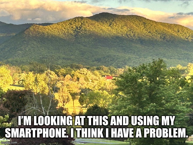 Wrong | I’m looking at this and using my smartphone. I think I have a problem. | image tagged in img_6460 jpeg,smartphone | made w/ Imgflip meme maker