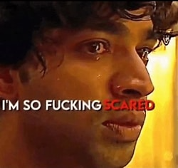 Im so scared Blank Meme Template
