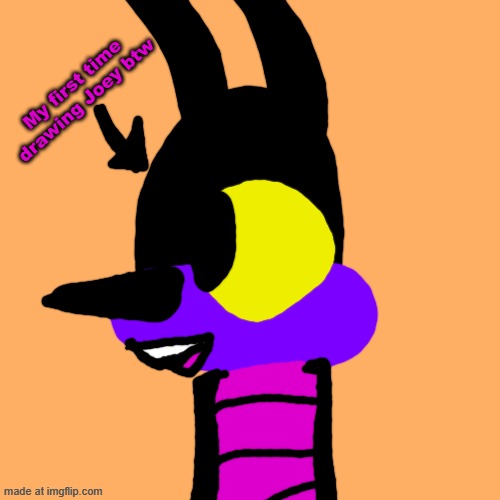 Scene 3 (first time drawing Joey btw) | My first time drawing Joey btw | image tagged in oggy and the cockroaches,drawing,fanmade | made w/ Imgflip meme maker