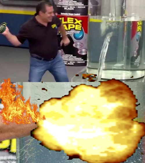 blow up your problems Blank Meme Template