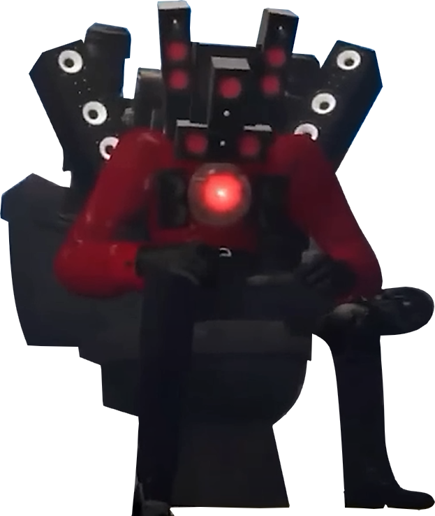 Titan Speakerman Sit Blank Meme Template