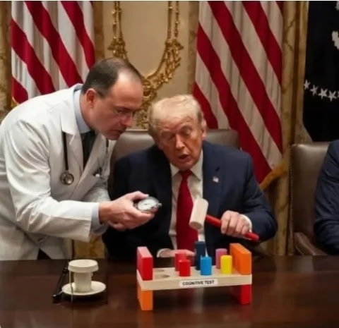 Trump's cognitive test Blank Meme Template