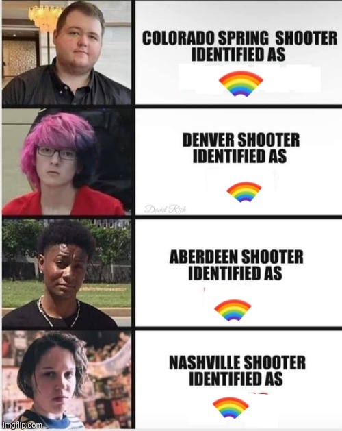 Rainbow Tribe Spree Shooters | image tagged in rainbow tribe spree shooters | made w/ Imgflip meme maker