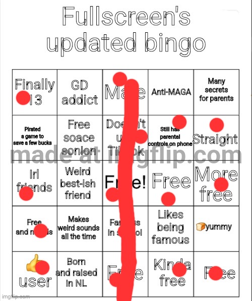 Fullscreen bingo updated | image tagged in fullscreen bingo updated | made w/ Imgflip meme maker