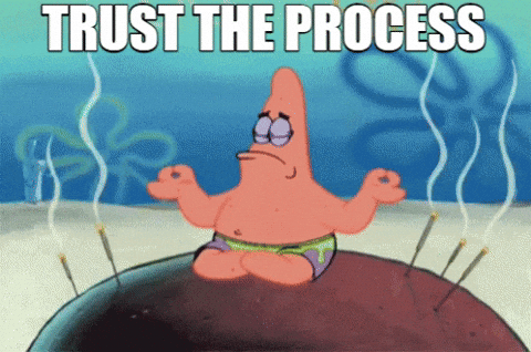 Trust the process Blank Meme Template