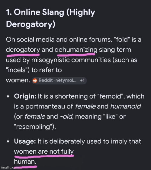 I'm not Fully against this but calling someone a foid isn't really a good thing | made w/ Imgflip meme maker