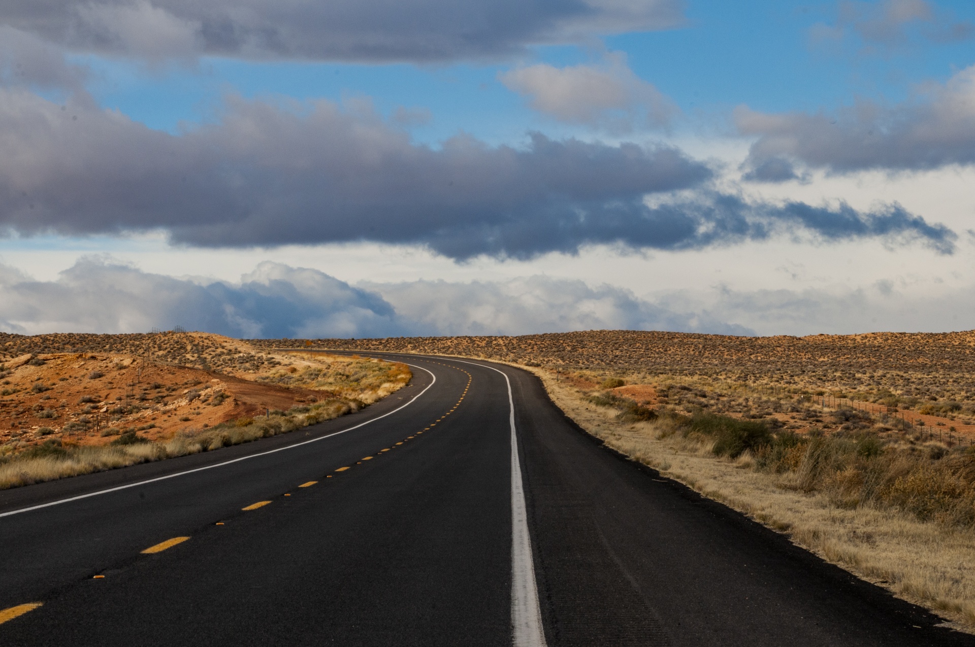 Highway in Arizona Blank Meme Template