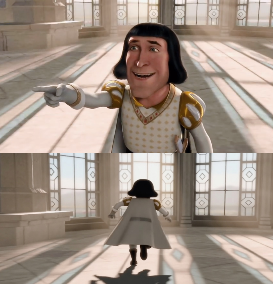 look run Blank Meme Template