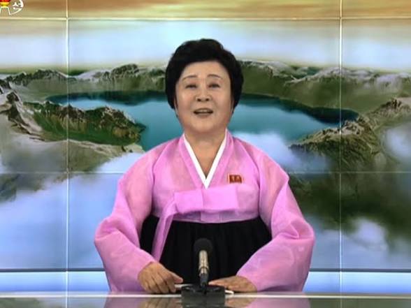 North Korean anchorwoman Blank Meme Template