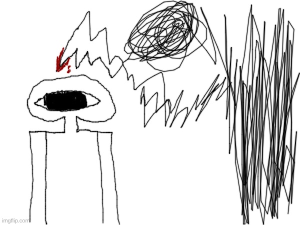 i don't know what made me draw this | made w/ Imgflip meme maker