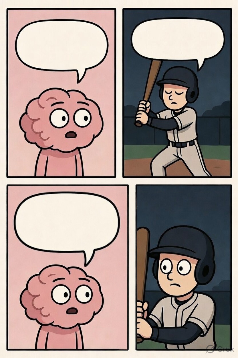A Quiet At-Bat Blank Meme Template