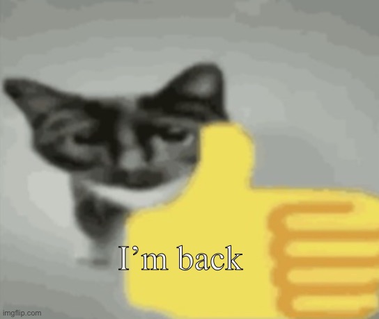 I’m back | made w/ Imgflip meme maker