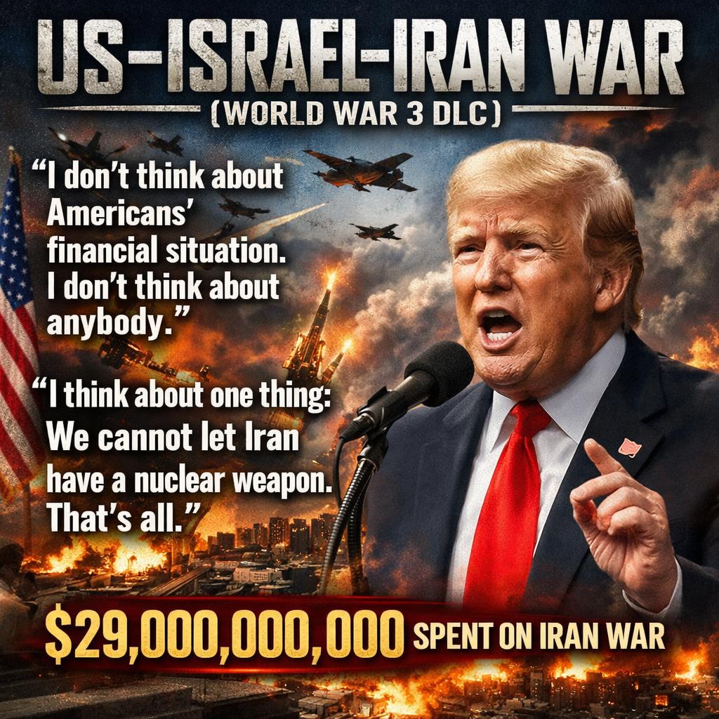 US–Israel–Iran War (World War 3 DLC) ‘  Trump ‘isn’t thinking ab Blank Meme Template