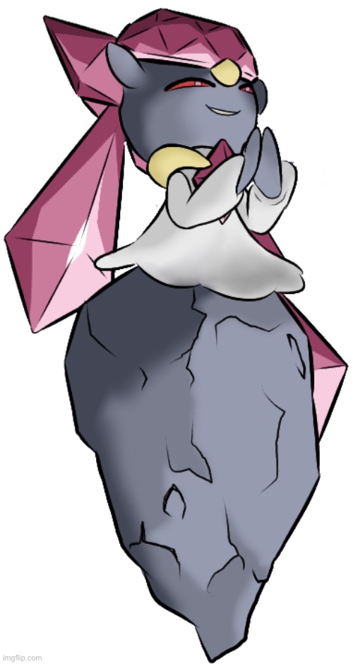 Mischievous Diancie | image tagged in mischievous diancie | made w/ Imgflip meme maker