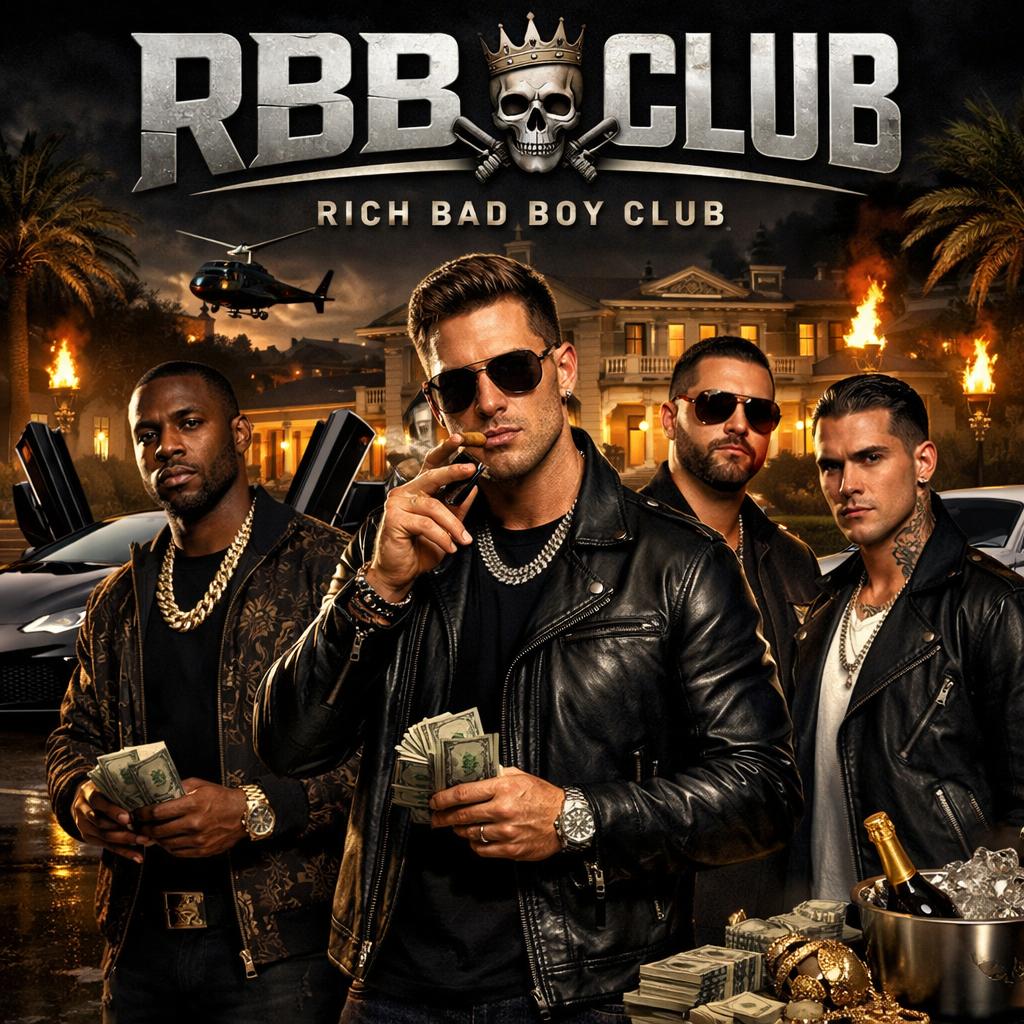 Rich Bad Boy Club Blank Meme Template