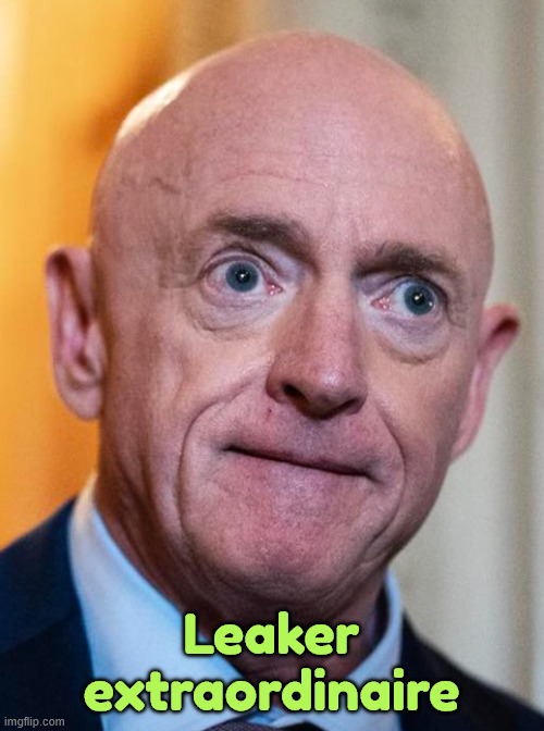 Mark Kelly Arizona | Leaker extraordinaire | image tagged in mark kelly arizona | made w/ Imgflip meme maker
