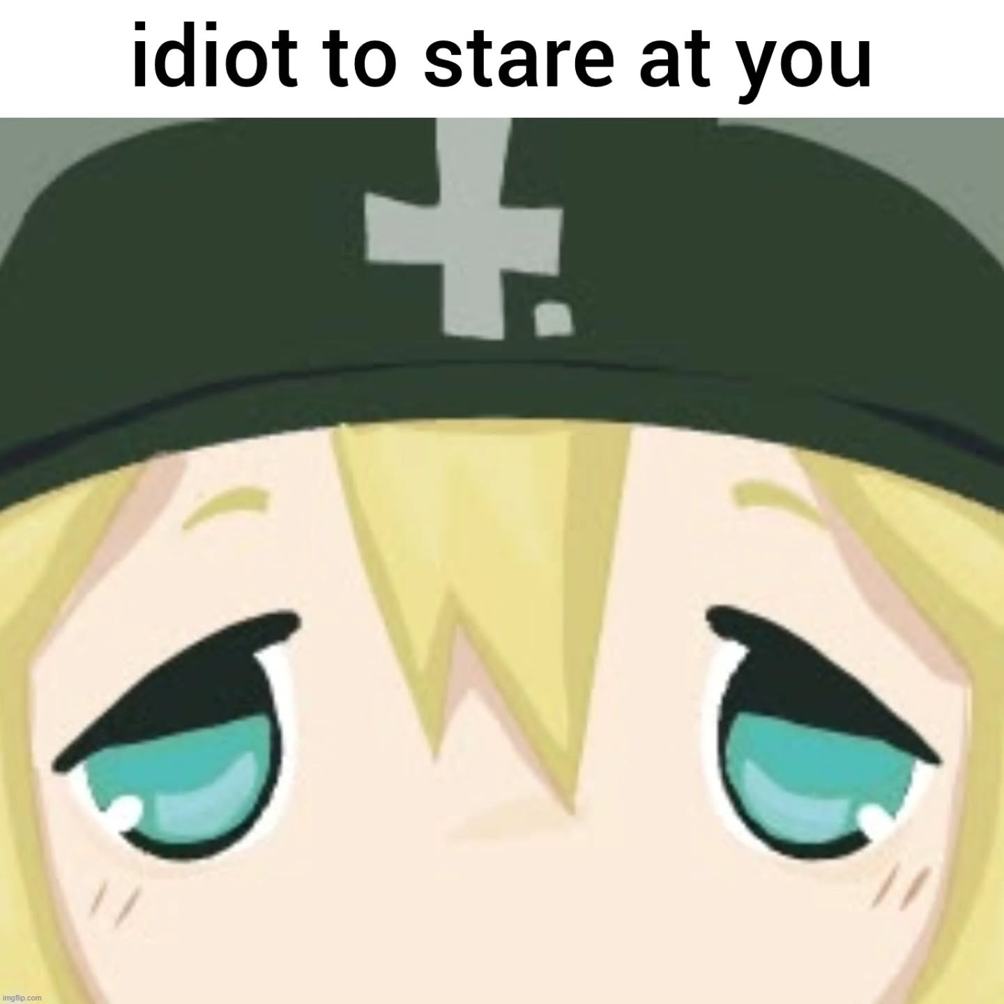 hello chat | image tagged in idiot to stare at you | made w/ Imgflip meme maker