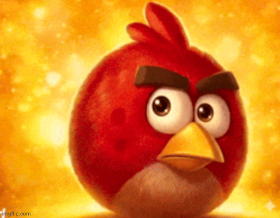 drawing before shinobii fixed it | image tagged in shinobii,ear,angry bird,realistic red angry birds | made w/ Imgflip meme maker