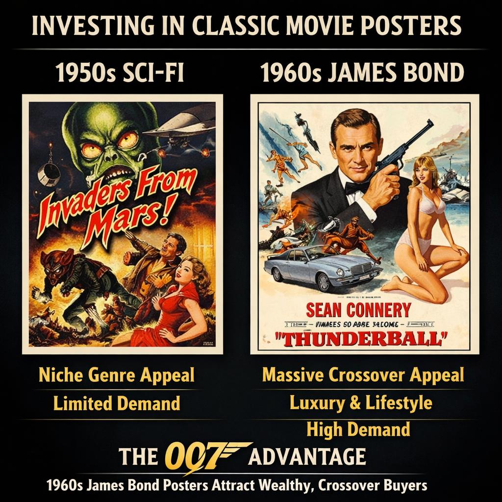 Collecting 1960s James Bond original posters outperforms 1950s S Blank Meme Template