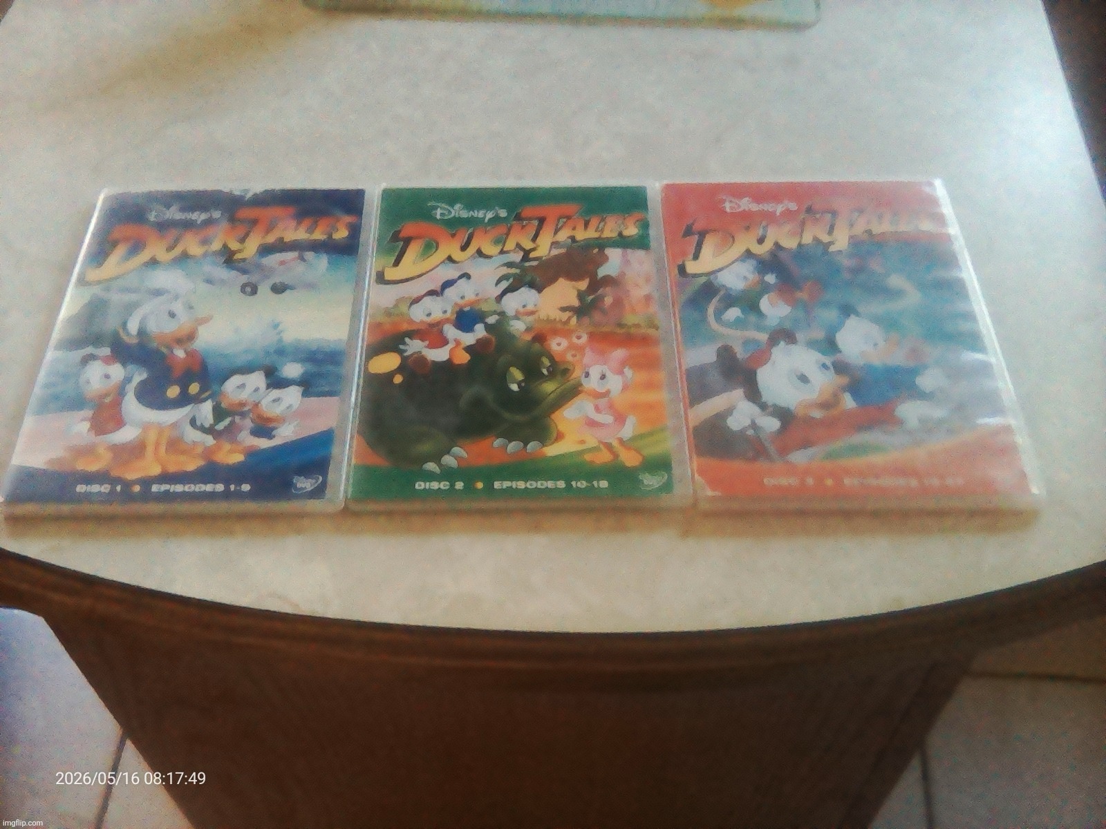 CHAT LOOK AT WHAT I FOUND WHILE LOOKING THROUGH MY FAMILYS DVDS!!! MY OG DUCKTALES DVDS | made w/ Imgflip meme maker