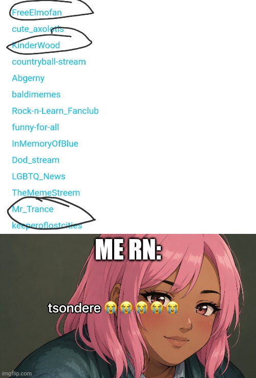 Me rn: | image tagged in tsondere | made w/ Imgflip meme maker