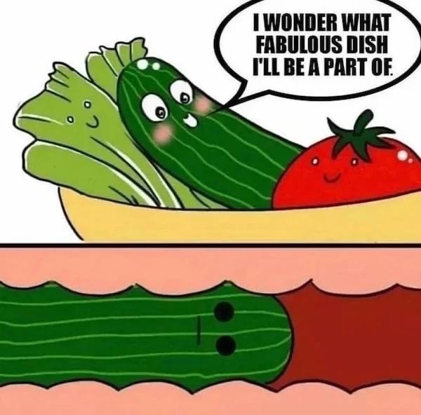 Cucumber salad Blank Meme Template