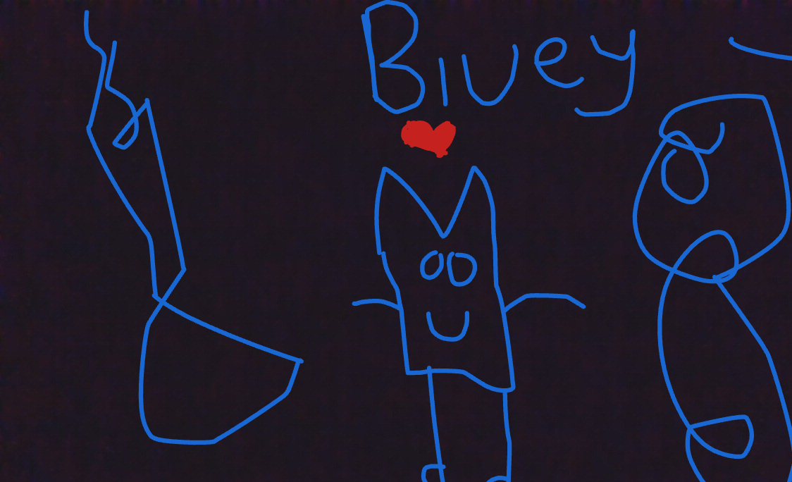 Bluey Is Loved Blank Meme Template