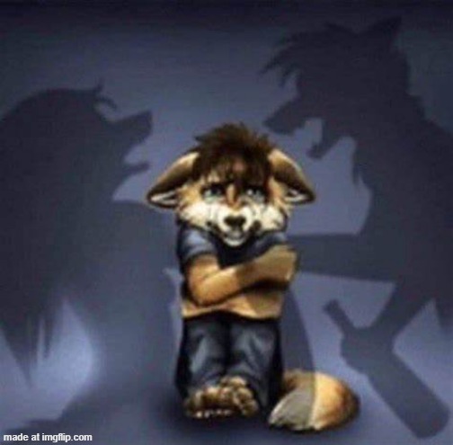 furry child cry | image tagged in furry child cry | made w/ Imgflip meme maker