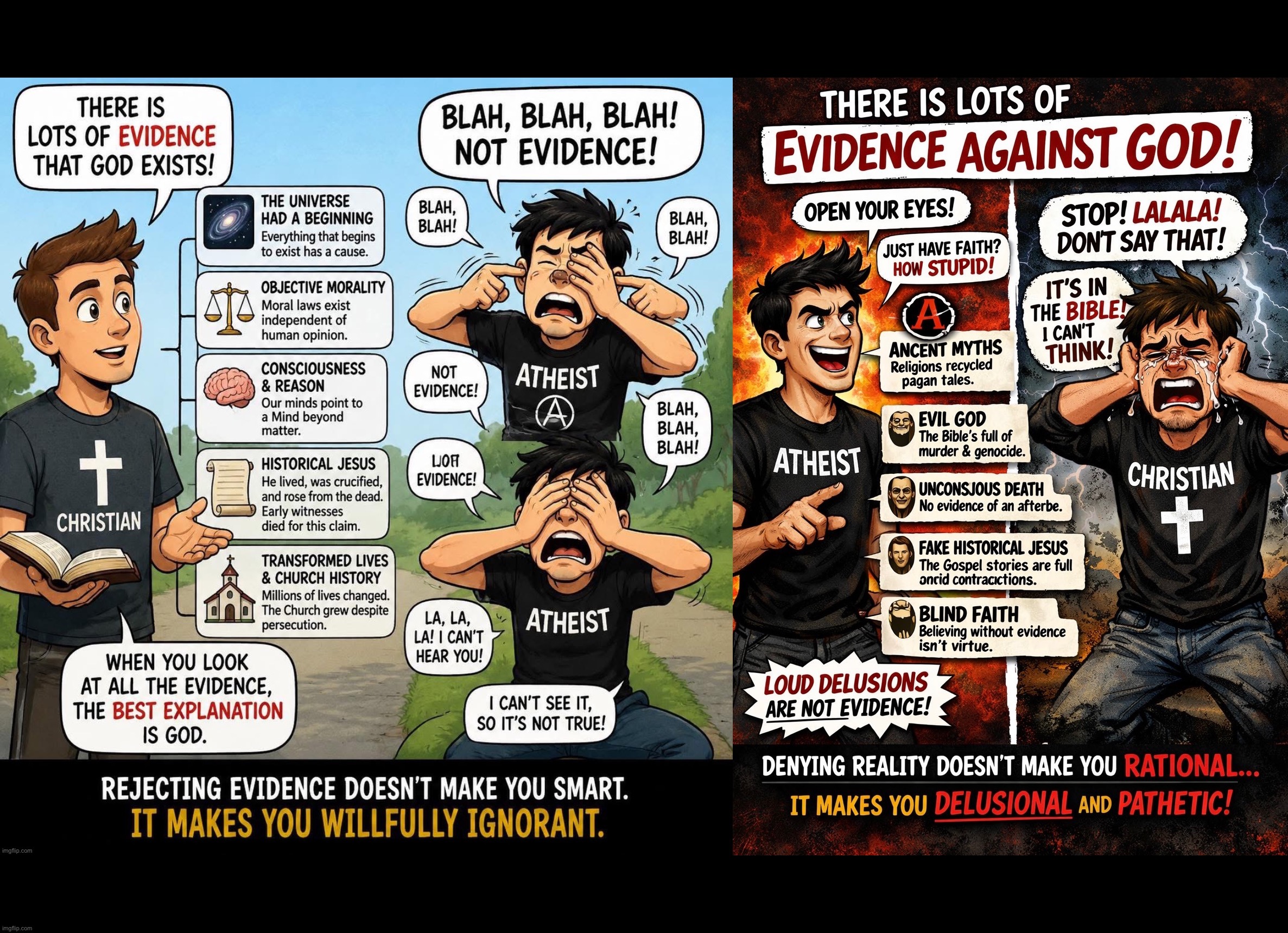 Redux God Delusion | image tagged in img_4184 jpeg | made w/ Imgflip meme maker