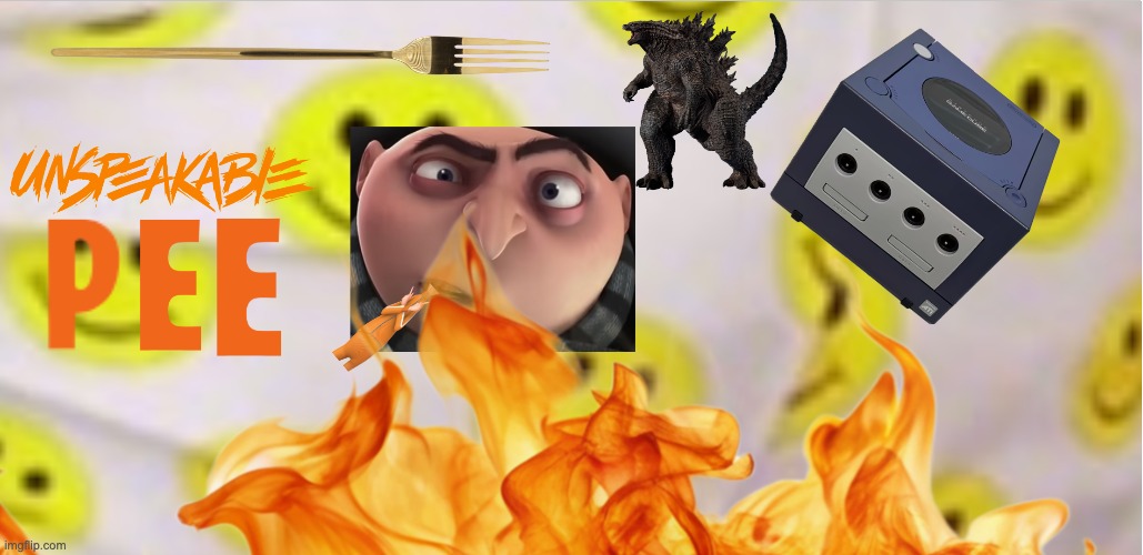 ytp unspeakable pee | image tagged in despicable me,ytp | made w/ Imgflip meme maker
