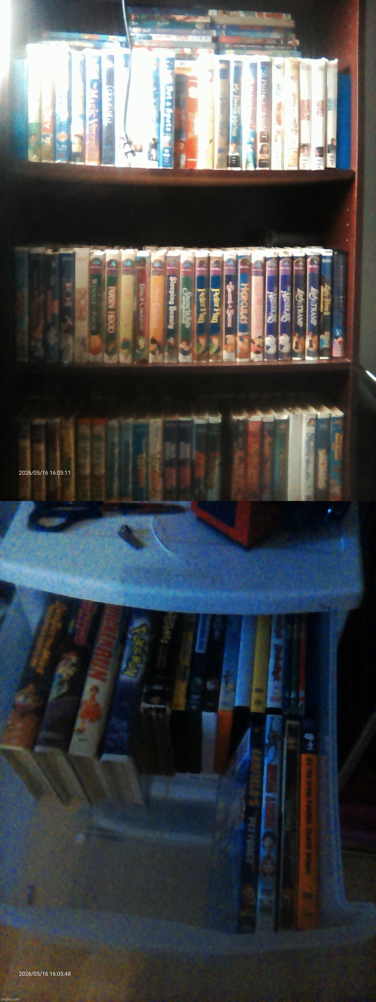 I sorted my families vhs tapes and movies this morning! I even took some to gatekeep for myself lol | made w/ Imgflip meme maker