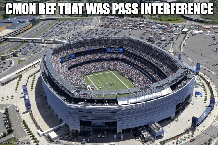 How was that flag not called | cmon ref that was pass interference | image tagged in memes,football,ny giants,funny | made w/ Imgflip meme maker