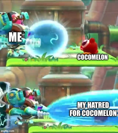 Just to be clear I’m not THAT type of user. | Me; Cocomelon; My hatred for cocomelon | image tagged in beam attack | made w/ Imgflip meme maker