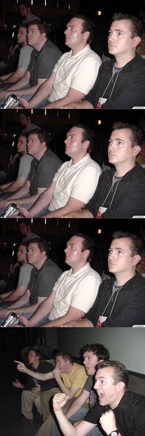 Reaction Guys 3 times bored Blank Meme Template