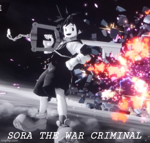 Sora the war criminal | made w/ Imgflip meme maker
