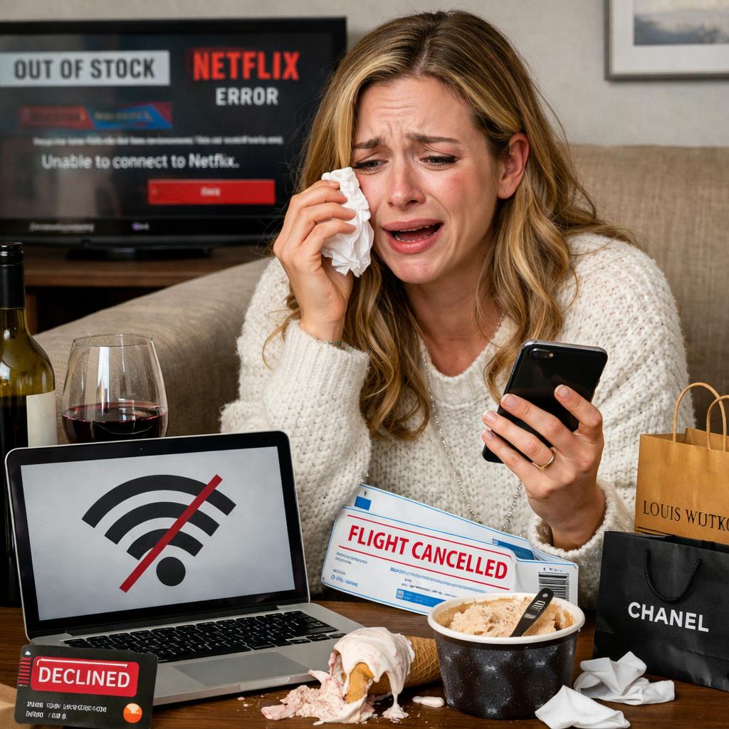 First world problems Blank Meme Template