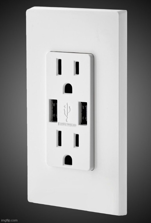 shockbait or smth, idk | image tagged in power outlet challenge | made w/ Imgflip meme maker