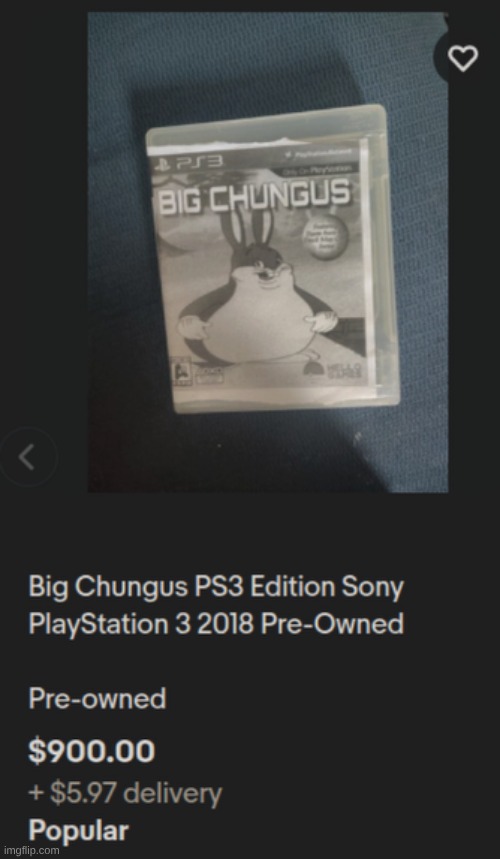 I was casually scrolling through Ebay and came across this. | made w/ Imgflip meme maker