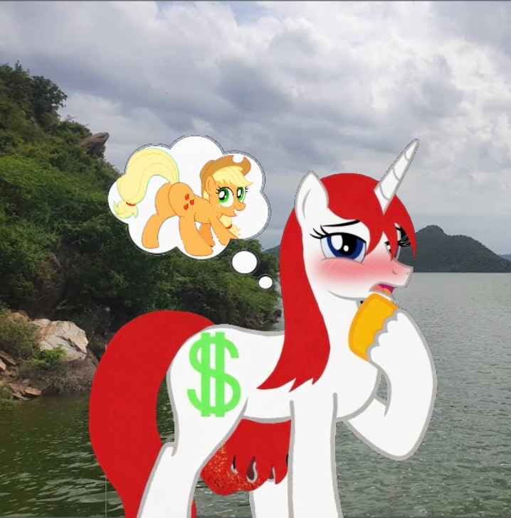 L Money likes Applejack's big juicy apple Blank Meme Template