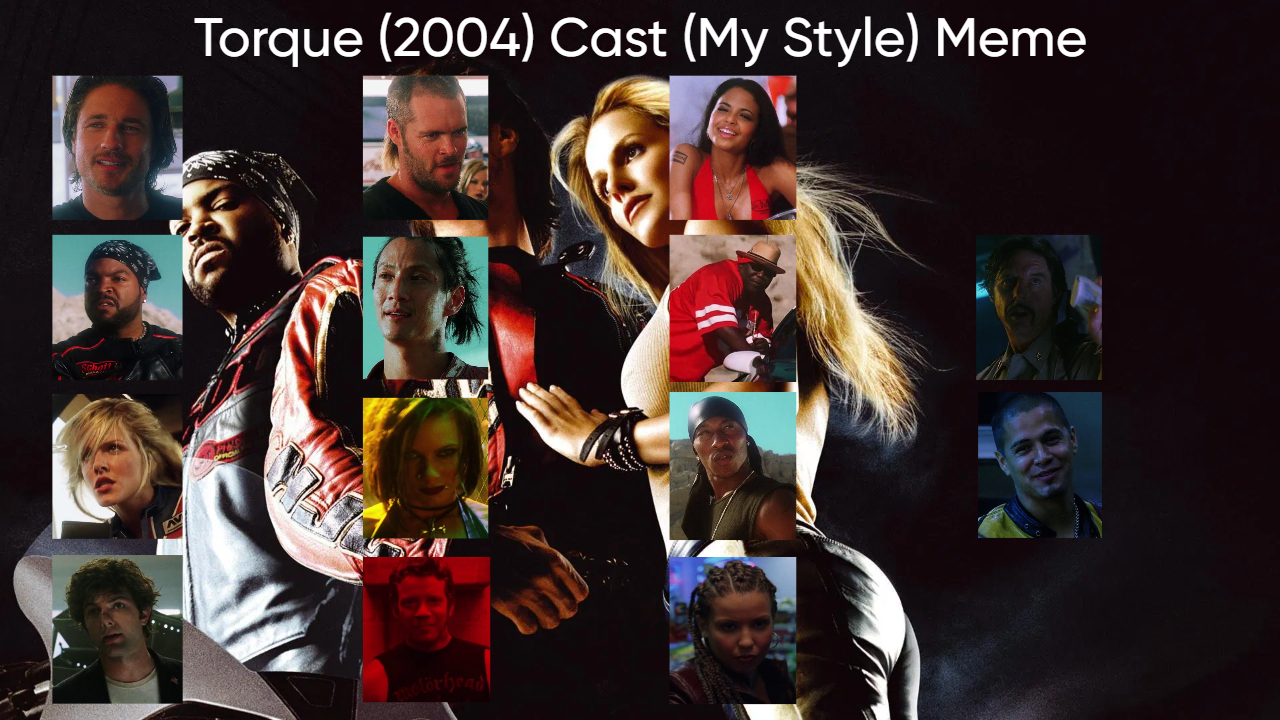Torque (2004) Cast (My Style) Blank Meme Template