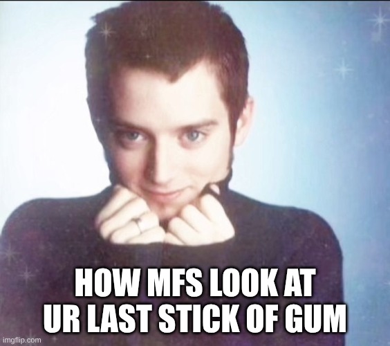 why do u look like a sad homeless puppy with terminal cancer | how mfs look at ur last stick of gum | image tagged in funny,relatable | made w/ Imgflip meme maker